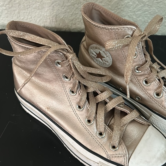 Pink Glitter Converse size 6 - Picture 2 of 6